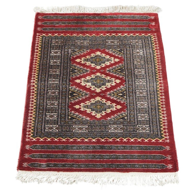 Baluch Style Oriental Wool Throw Rug 20th C (1 of 9)
