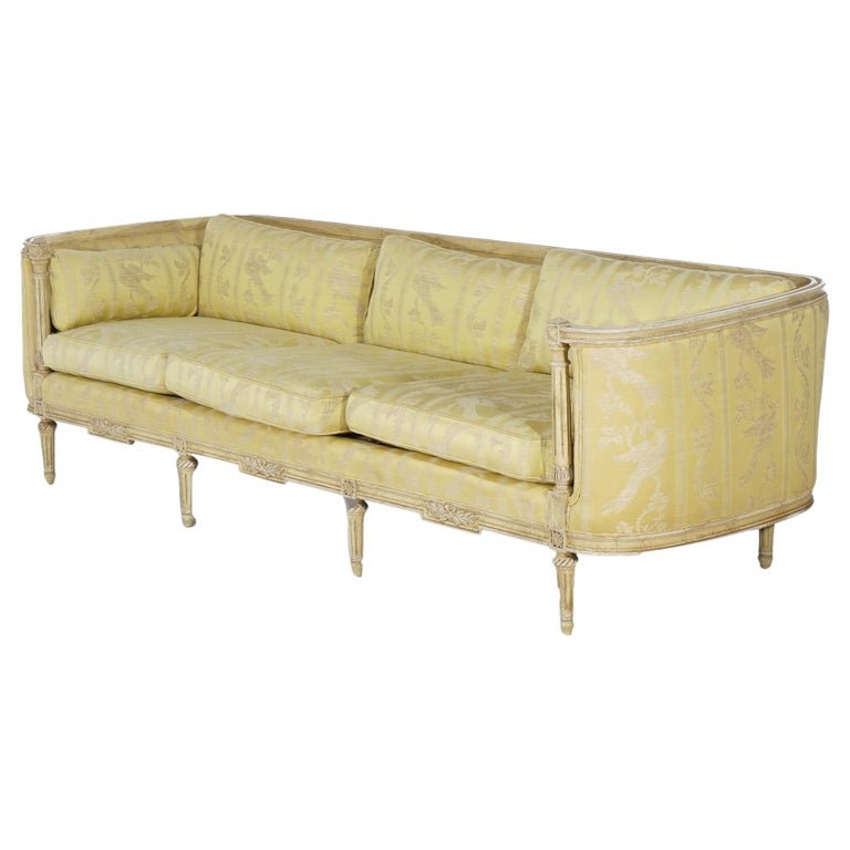 Hibriten Bernhardt French Louis XVI Style Bergère Sofa 20thC (1 of 19)