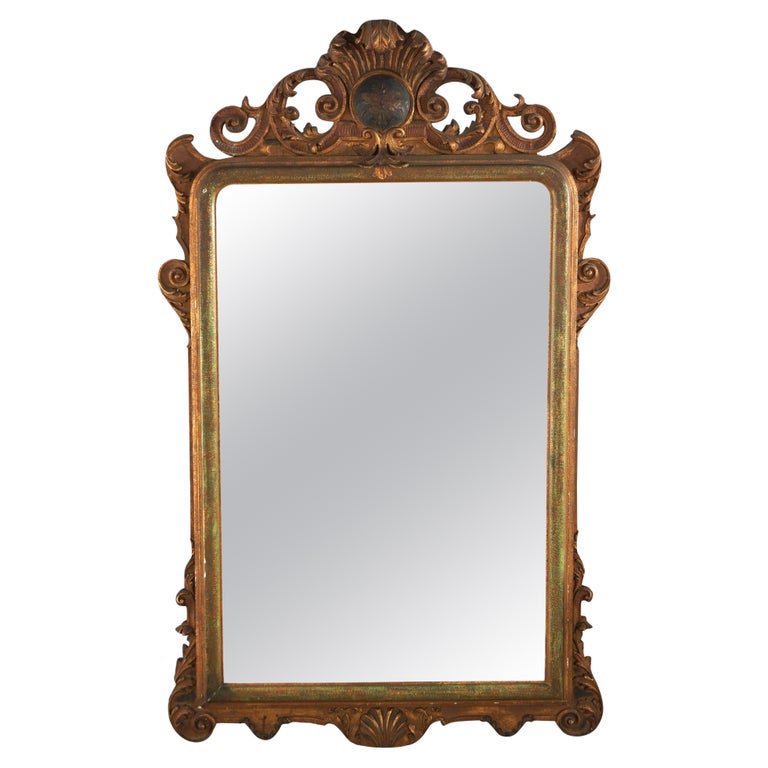 Antique Oversized French Louis XVI Giltwood Mirror C1920 (1 of 15)