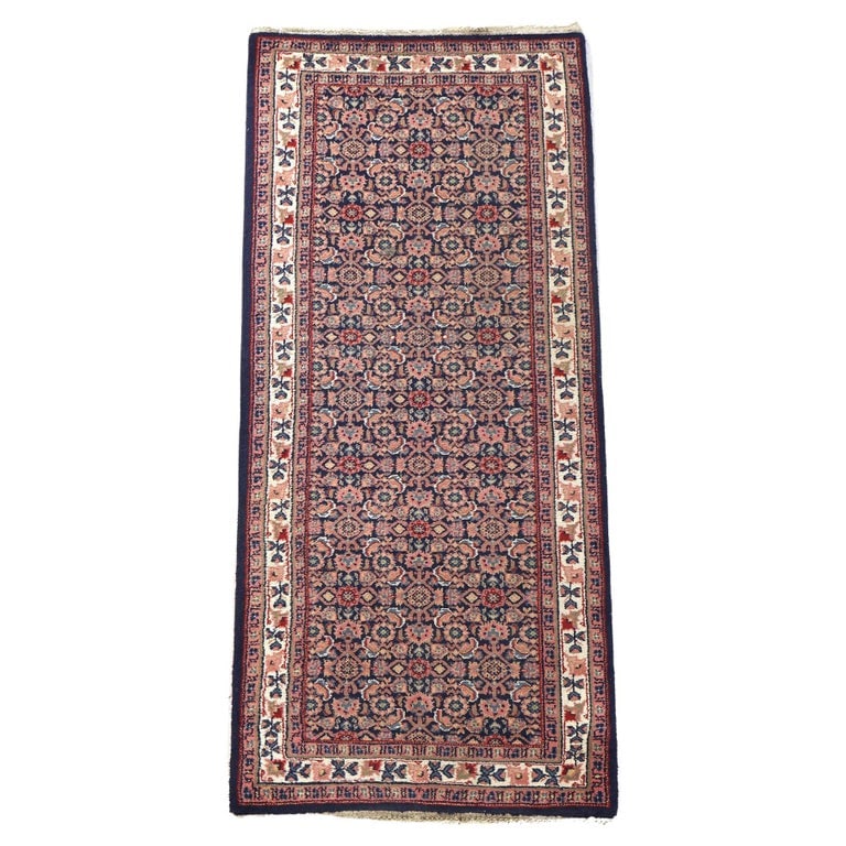 Herati Design 73" Oriental Wool Rug Runner 20th C (1 of 10)