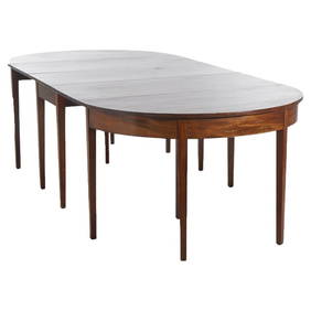 Antique Hepplewhite Three Section Mahogany Banquet Table C1830 (1 of 20)