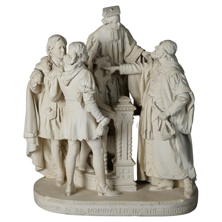 John Rogers Sculptural Group "Antonio Bassanio", 19th Century (1 of 18)
