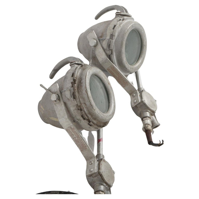 Pair Crouse Hinds Industrial Stage Performance Spotlights 20thC (1 of 9)