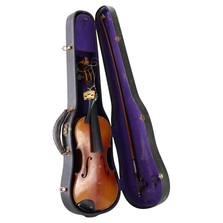 Czechoslovakian Brescia School Student Violin c1900 (1 of 16)