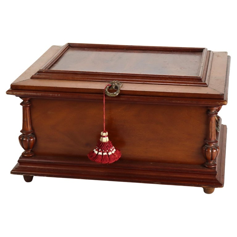 Schultz-Marke Double Comb Music Box With 8 Disks c1890 (1 of 20)