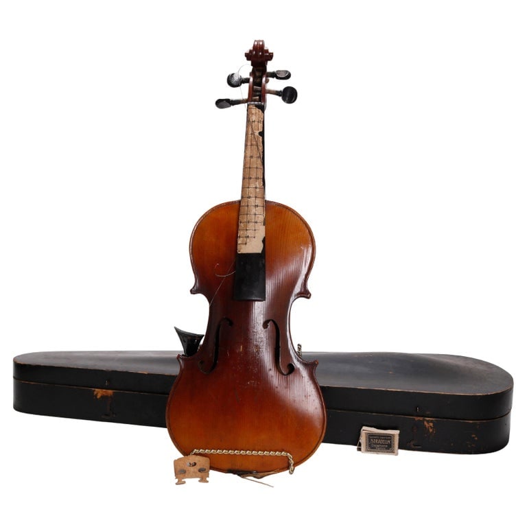 19th Century German Violin & Wood Case (1 of 8)