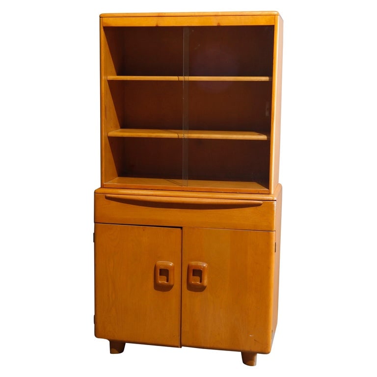 Mid Century Modern Heywood Wakefield Isabel Breakfront Cabinet, 20thC (1 of 8)