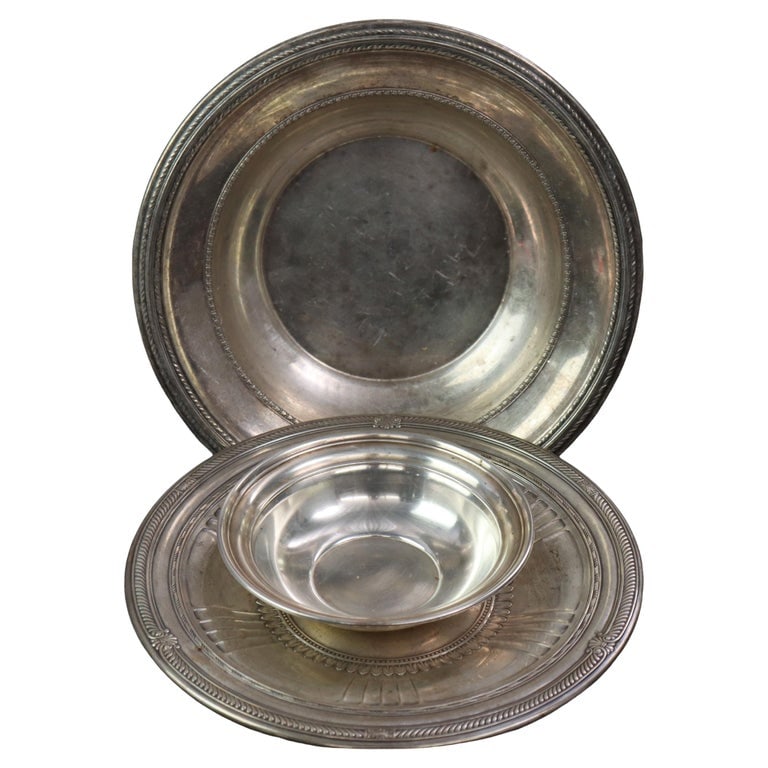 3 Sterling Silver Pieces 20.81 Troy Ounces (1 of 10)