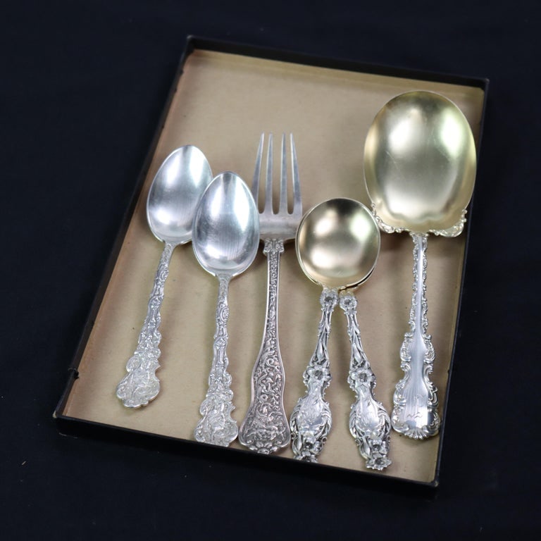 6 Pieces Sterling Silver Silverware 12.7 Troy Ounces (1 of 7)