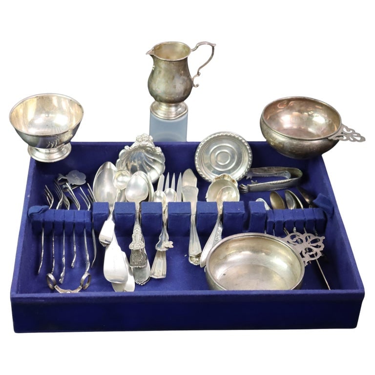 45 Various Sterling Silver Pieces 40.99 Troy Ounces (1 of 13)