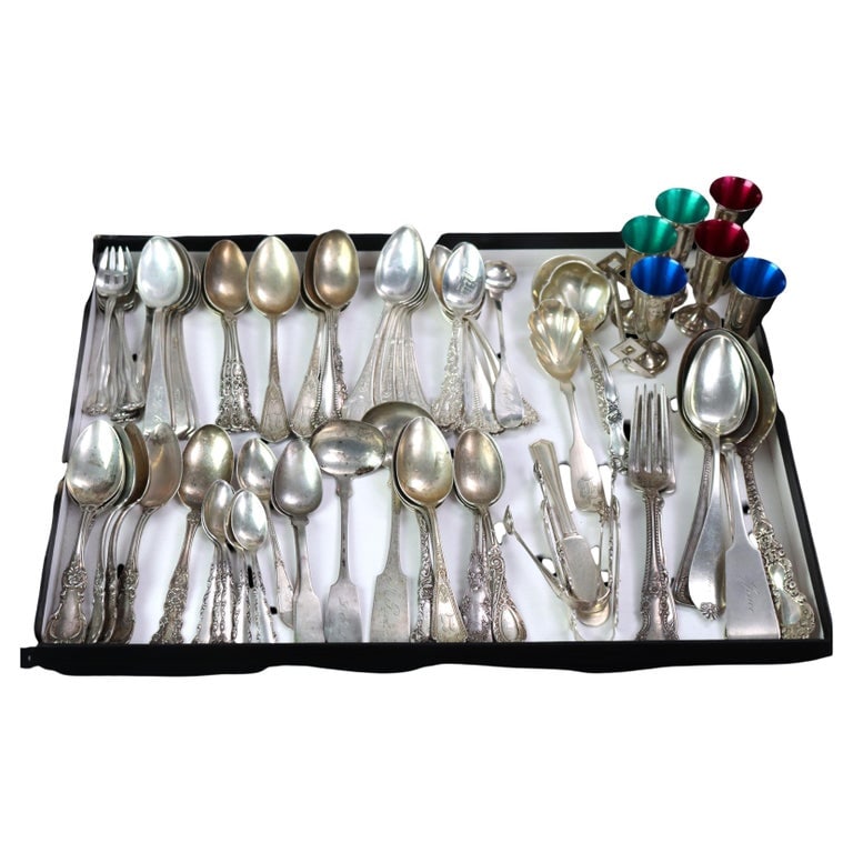 79 Sterling Silver Pieces 59.90 Troy Ounces (1 of 17)