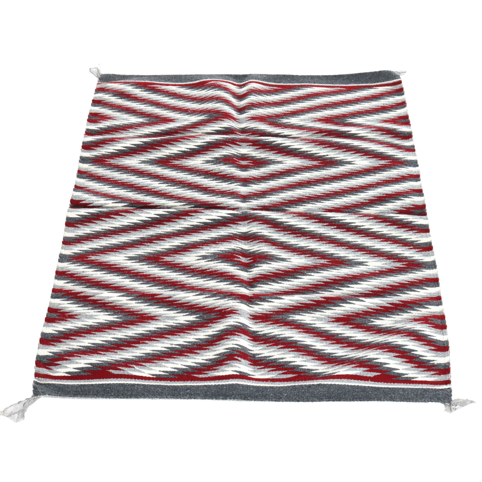 Southwest Native American Navajo Hand Woven Rug “Eye Dazzler" 20thC (1 of 7)