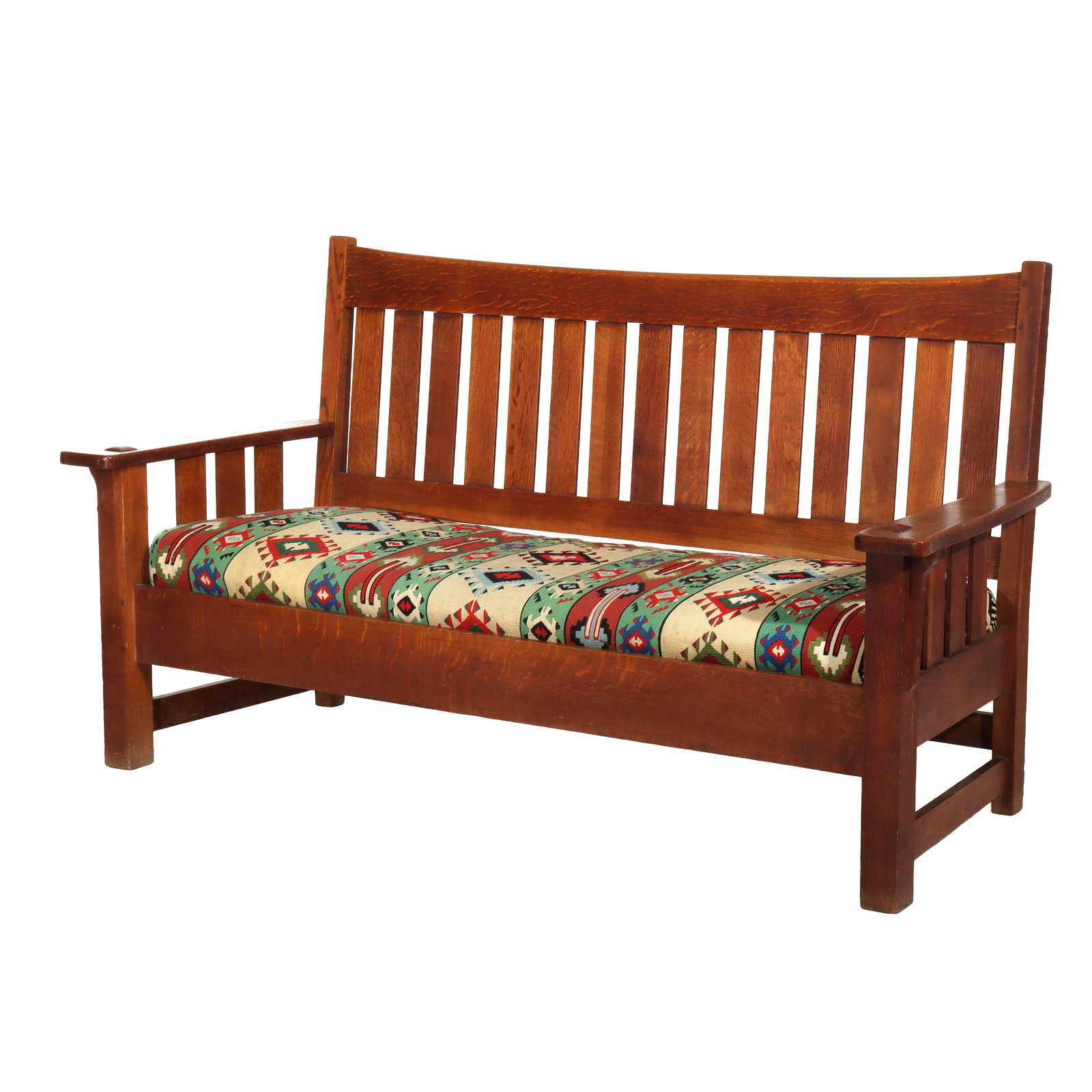 Limbert Arts & Crafts Mission Oak Drop Down Sofa C1910 (1 of 16)