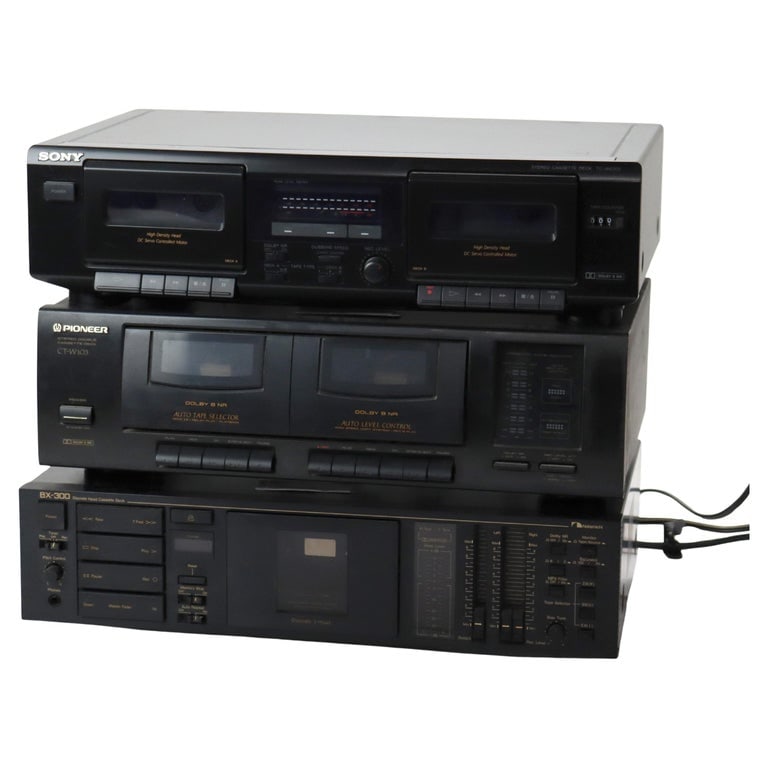 Pioneer, Sony & Nakamichi Cassette Players 20thC (1 of 9)