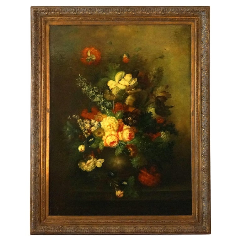 Monumental Floral Still Life Giclee 20thC (1 of 12)