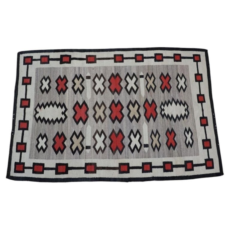 Native American Indian Navajo 74"x49" Woven Wool Rug C1920: Native American Indian Navajo 74"x49" Woven Wool Rug C1920. 74.5"L x 49"W. ** OPTIONAL IN-HOUSE SHIPPING & DELIVERY -While onsite retrieval is always welcome at no charge, IN-HOUSE SHIPPING & DELIVERY