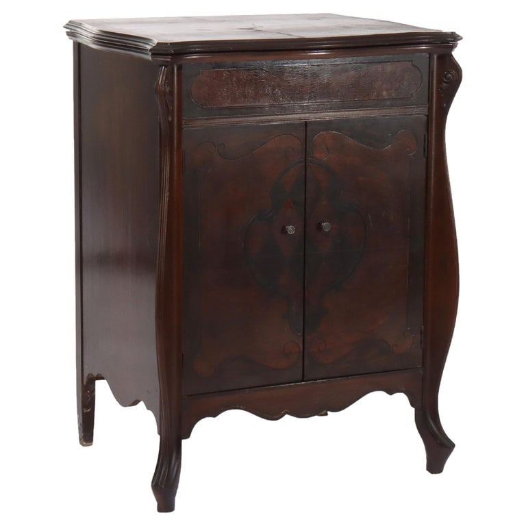 Victrola Silvertone Tru-Phonic Mahogany Phonograph C1920 (1 of 16)