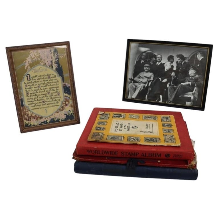 7 Items - Misc Stamp Collections & Photographs: 7 Items - Miscellaneous Stamp Collections & Photographs. Various sizes. *** OPTIONAL IN-HOUSE SHIPPING & DELIVERY - While onsite retrieval is always welcome at no charge, IN-HOUSE SHIPPING & DELIVERY 