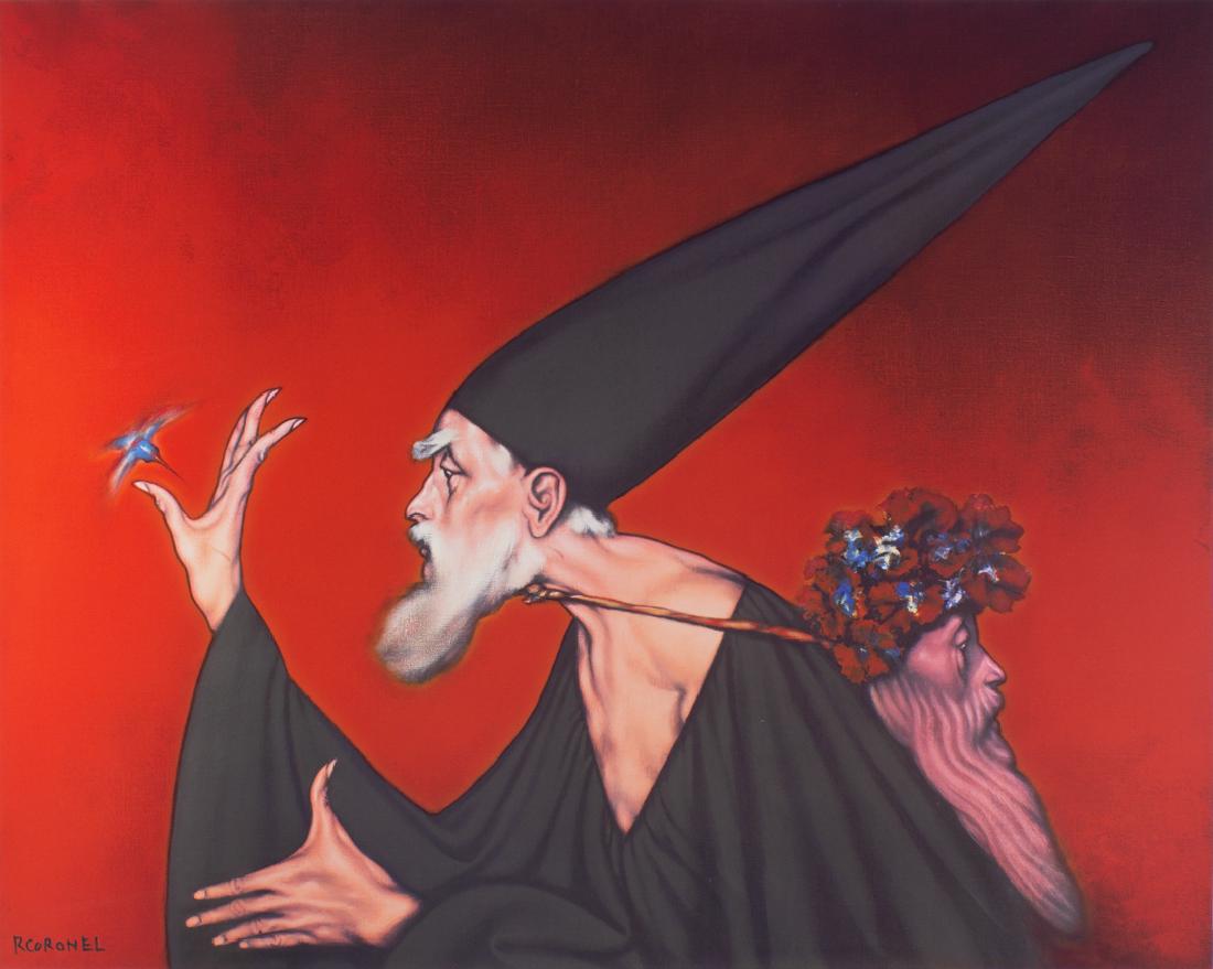 Rafael Coronel - Tras de ti: Signed Giclee 80 x 100 cm