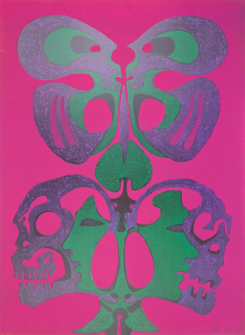 Pedro Coronel - Dualidad: Signed silkscreen printing 140/500 95 x 70 cm