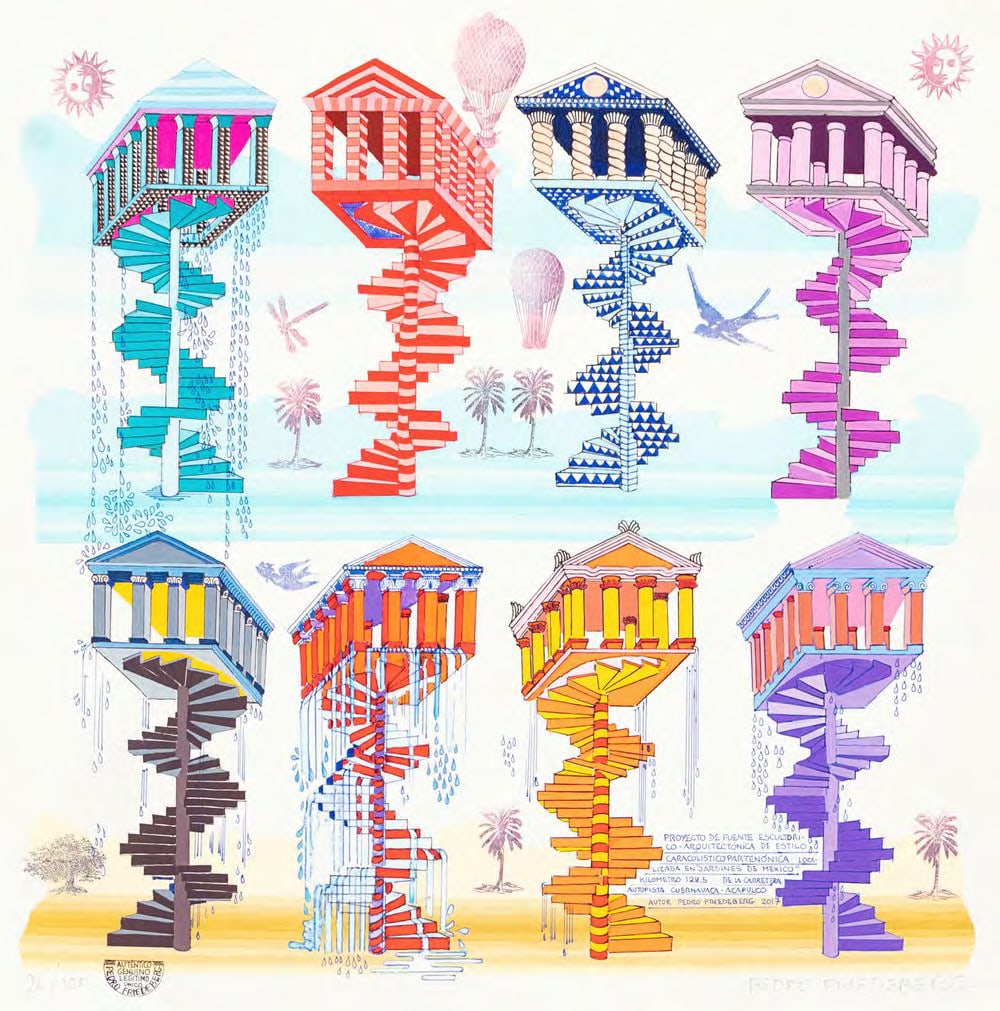 Pedro Friedeberg, PROYECTO DE FUENTE CARACOLISTICOPARTENONICO (1 of 1)