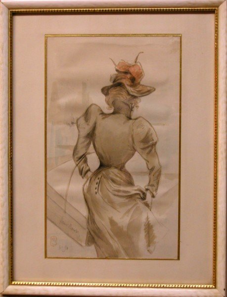 HENRY ALEXANDER BOWLER, WATERCOLOUR: HENRY ALEXANDER BOWLER, ENGLISH, (1824-1903), WATERCOLOUR, SIGNED INCLUDING ESTATE STAMP,7 1/2" X 13"
