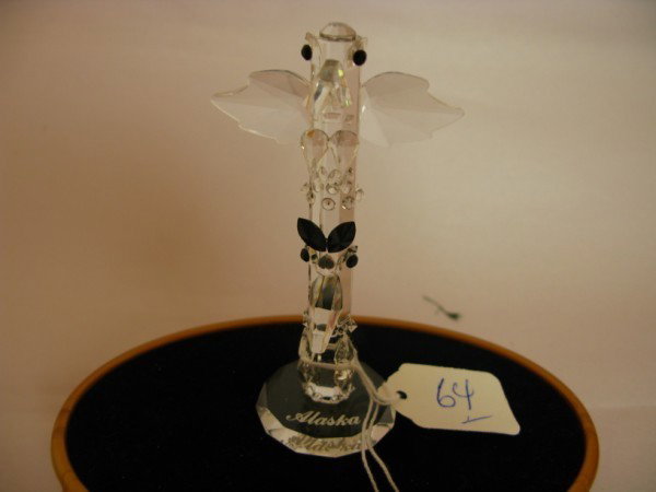 SWAROVSKI FIGURE, TOTEM POLES ALASKA: SWAROVSKI FIGURE, TOTEM POLES ALASKA. GOOD CONDITION