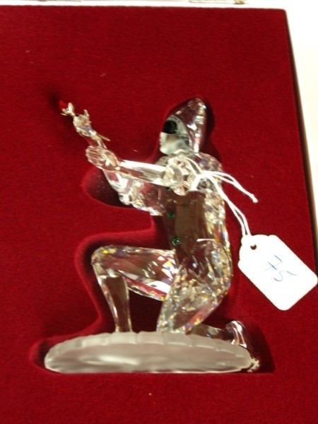 SWAROVSKI FIGURE, MASQUERADE " HARLEQUIN": SWAROVSKI FIGURE, MASQUERADE " HARLEQUIN". GOOD CONDITION