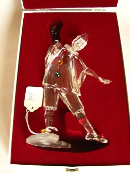 SWAROVSKI FIGURE, "PIERROT": SWAROVSKI FIGURE, "PIERROT". GOOD CONDITION