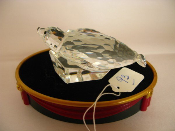 SWAROVSKI FIGURE, "SAVE ME THE SEALS": SWAROVSKI FIGURE, "SAVE ME THE SEALS". GOOD CONDITION
