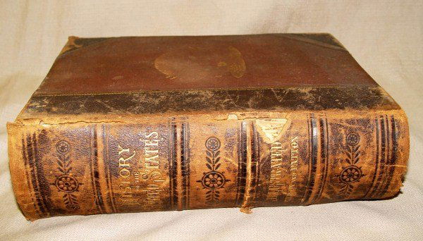 BOOK - HISTORY OF THE UNITED STATES OF AMERICA: BY HENRY C. WATSON AND J. HARRIS PATTON, 1862. AS FOUND