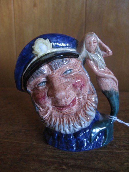 ROYAL DOULTON TOBY MUG "OLD SALT": MODEL 6554 4.5" H