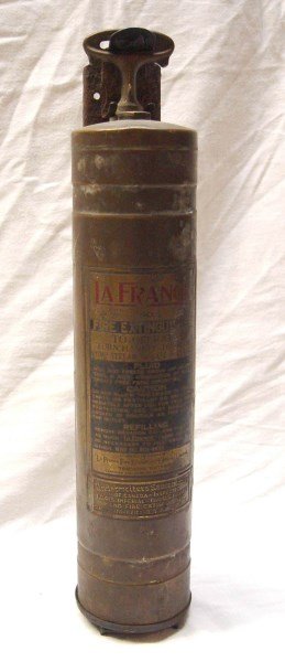 ANTIQUE LAFRANCE FIRE EXTINGUISHER: TORONTO, CANADA