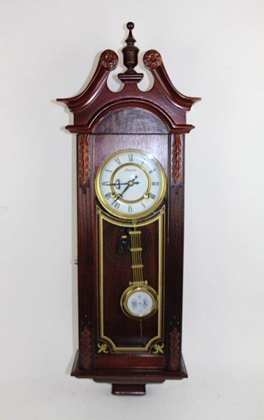 FORESTVILLE VICTORIAN STYLE WALL CLOCK: 32" L