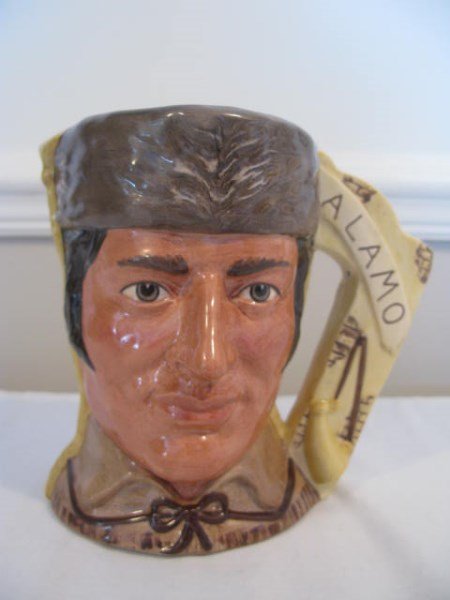 DOULTON LTD. ED. DAVY CROCKET/ SANTA ANNA JUG: TWO FACED JUG D6729 - LARGE LIMITED EDITION 1734/9500