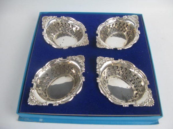 FOUR BIRKS STERLING NUT DISHES (1 of 2)