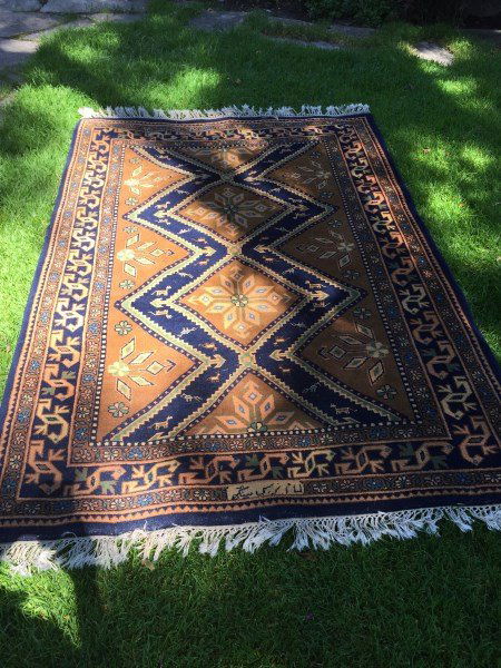 SIGNED PERSIAN CARPET (1 of 3)