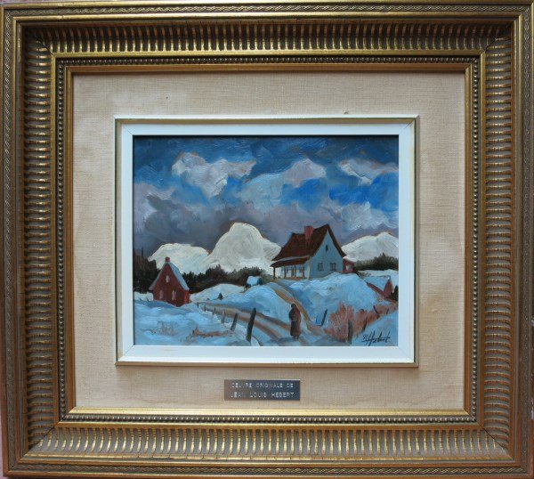 JEAN LOUIS HEBERT - OIL ON BOARD (1 of 3)