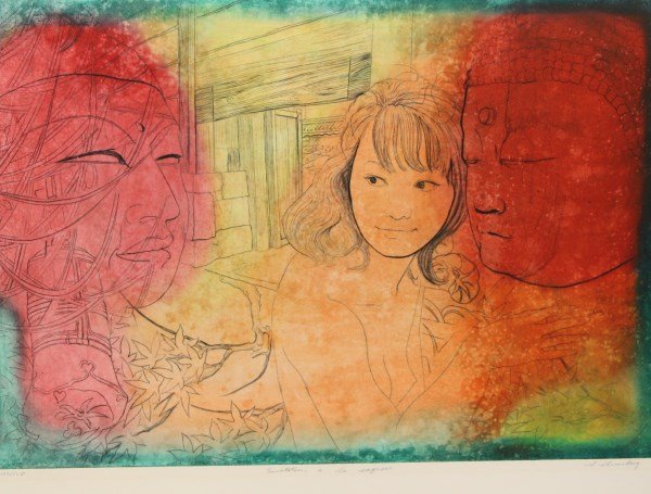 DAVID SILVERBERG -LIMITED EDITION COLOURED ETCHING (1 of 3)