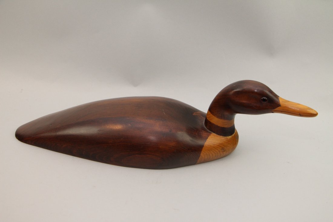 DECORATIVE LOON DECOY BY RON SADLER, 1983 (1 of 4)