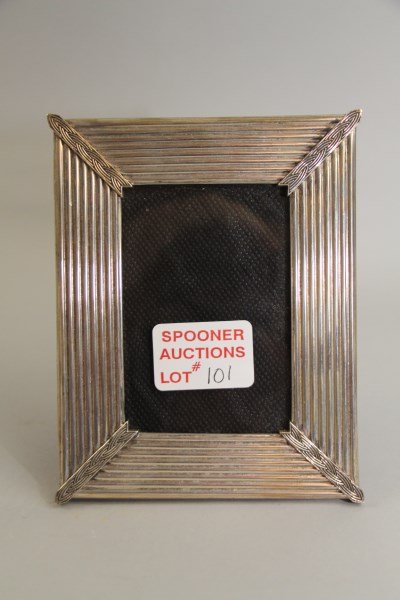 STERLING SILVER EASEL PICTURE FRAME (1 of 1)