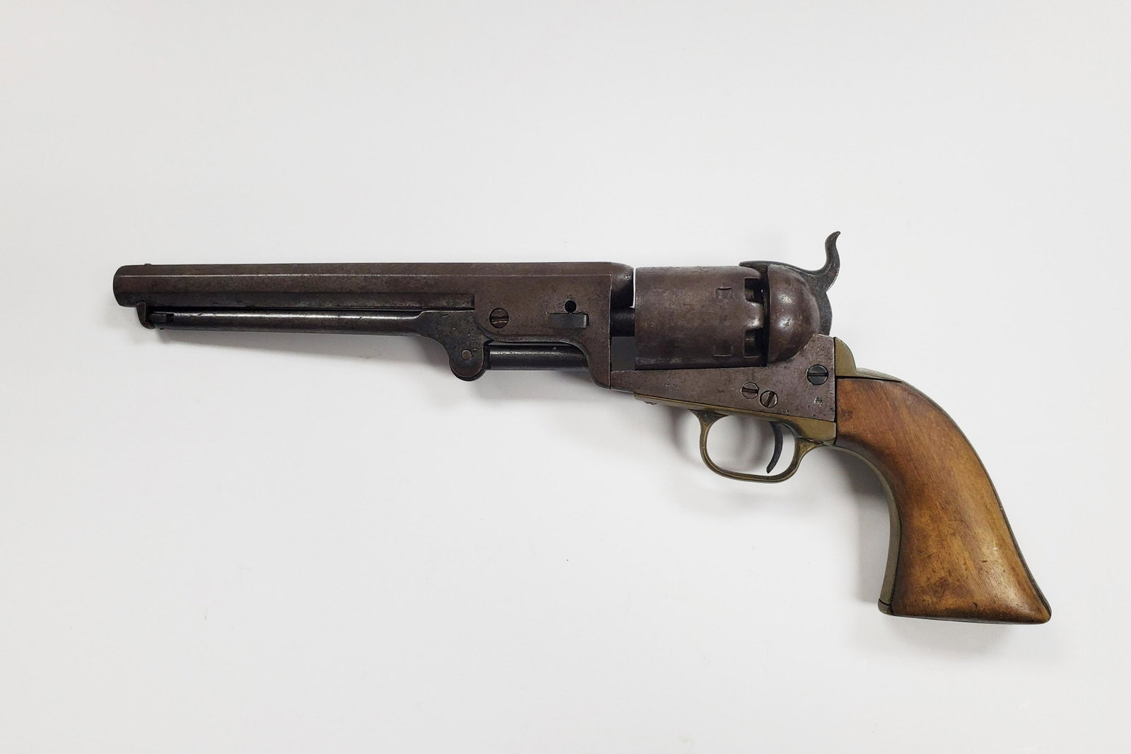 COLT MODEL 1851 NAVY REVOLVER: 1ST YEAR PRODUCTION 1851 ORIGINAL PRE-CIVIL WAR ERA COLT REVOLVER. YOUR CHANCE TO OWN A PIECE OF HISTORY AND NO FFL REQUIRED TO PURCHASE THIS AMAZING ANTIQUE FIREARM