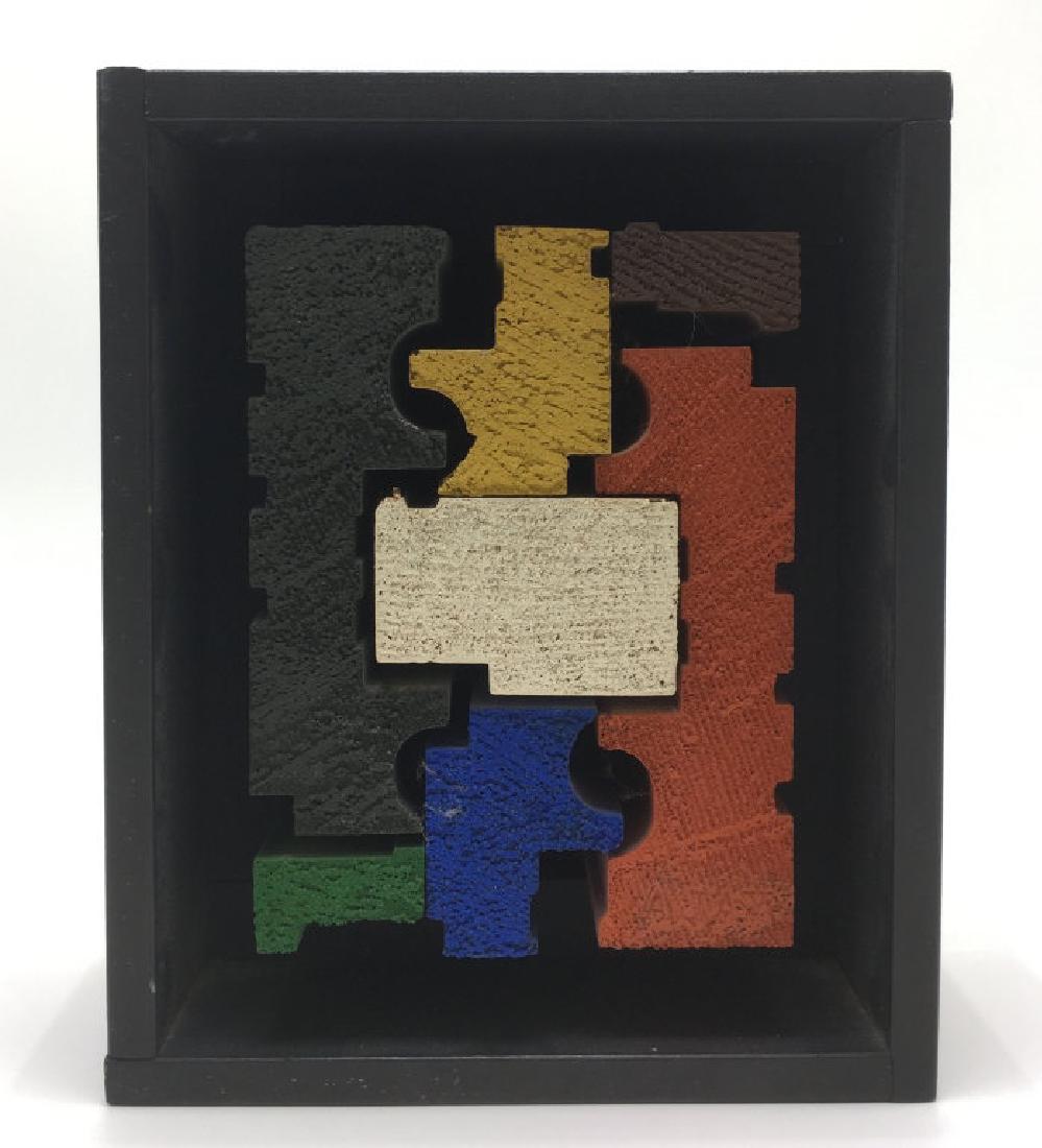 Abe Ajay (American, b.1919-1997) Monoform Acrylic (1 of 2)