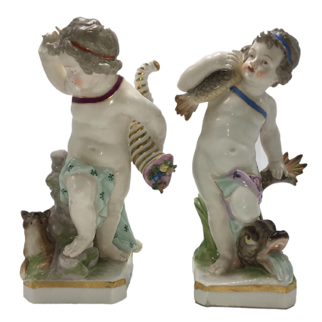 Pair of Meissen Cherubs (1 of 1)