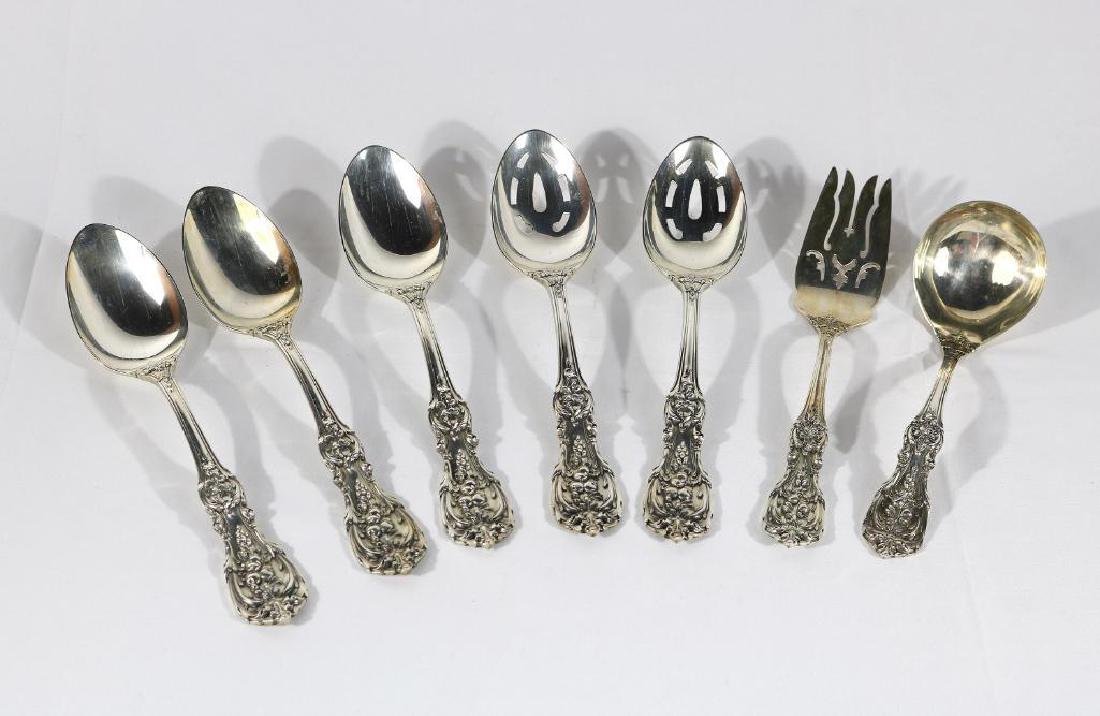 Reed and Barton 7pc Sterling Spoon & Fork Set (1 of 3)