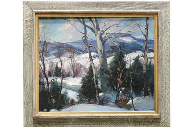 Emile Albert Gruppe (1896–1978) Winter in Vermont