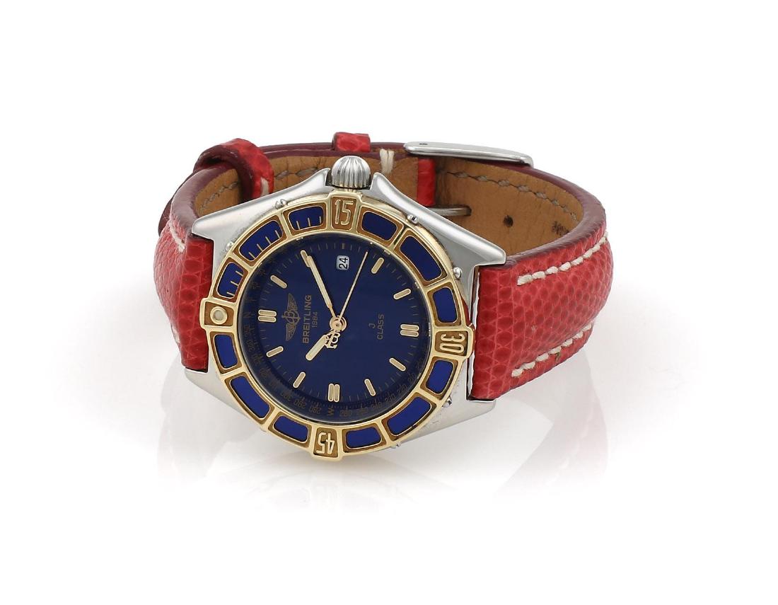 Ladies Stainless Breitling J Class w/ Blue Dial D52063 (1 of 4)