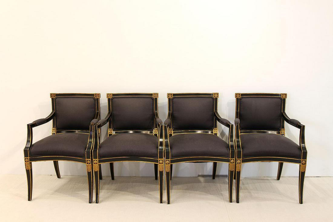 Set of 4 Handmade Trouvalles French Style Chairs (1 of 1)