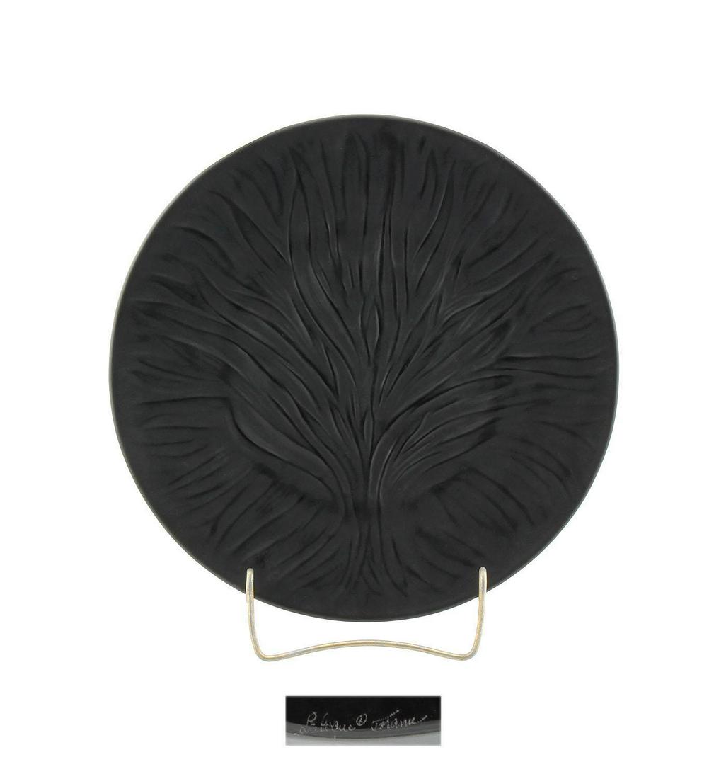 Lalique "Algues Noir" 11.5" Plate (1 of 1)