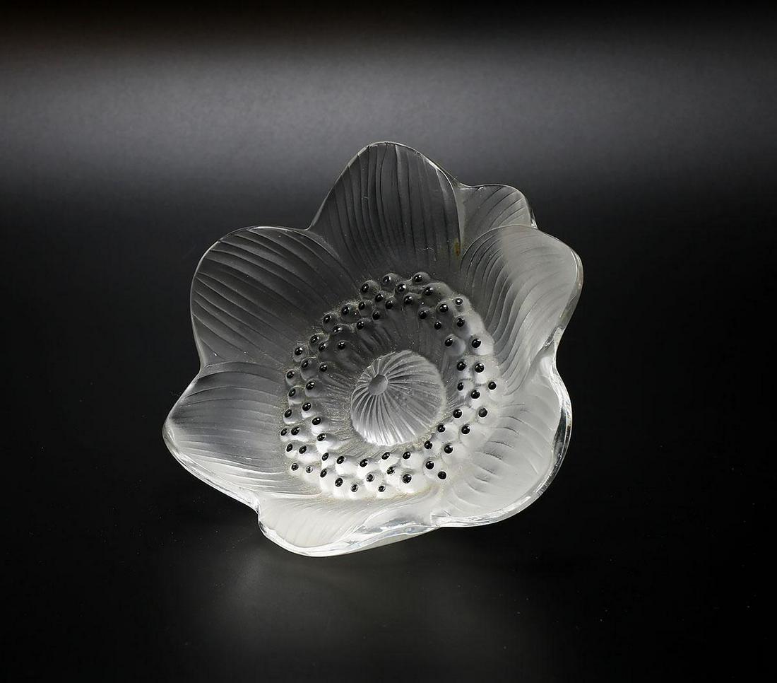 Lalique Anemone Crystal Flower Paperweight 11614 (1 of 4)